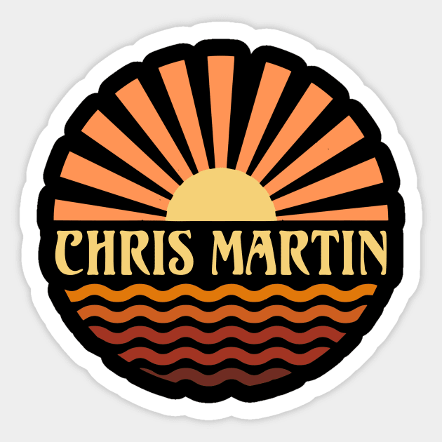 Graphic Circles Chris Name Lovely Styles Vintage 70s 80s 90s Sticker by BoazBerendse insect